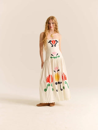 Carolina K, Malla Dress, Off White Carolina K