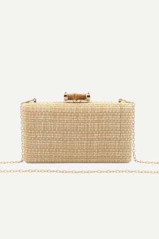 BC Bags Natural Clutch Handbag