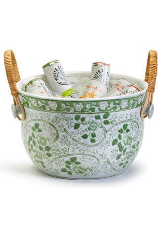 53795 Countryside Party Bucket w/ Cane Handles TWO'S COMPANY
