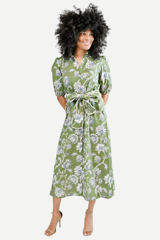 Marigold by Victoria Dunn Leila Dress, Ivory Vine