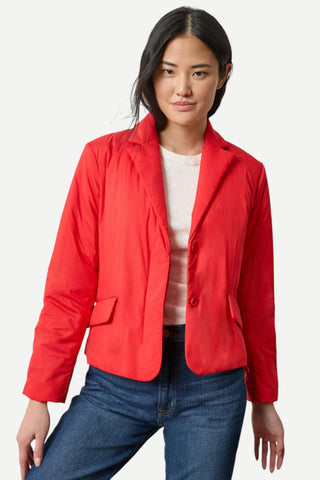 Lilla P Padded Blazer, Ruby