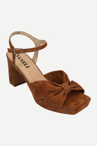 Vaneli Mayme Cuoio Brown Suede Dress Sandal