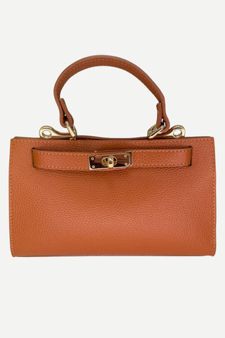 Le Feme Chateau Classic Mini Handbag, Brown