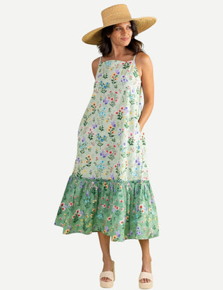 Double A Vera Dress, Mixed Botanical