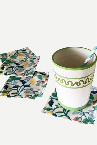 Madcap Cottage Strawberry Hill Cocktail Napkins, Set of 4