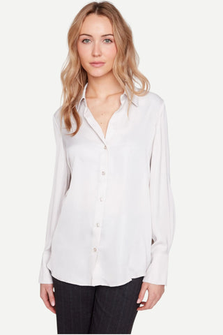 Renuar Woven Blouse, Oyster