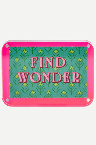 Two's Company 4x6 Acrylic Photo Frame, Pink