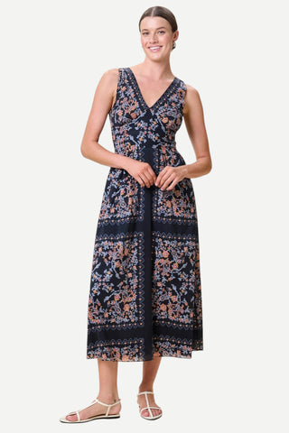 Cleobella Constance Ankle Dress, Dark La Ramos Print