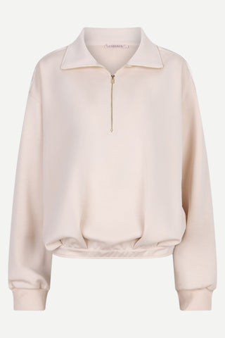 Esqualo Balloon Hem Modal Sweater, Natural