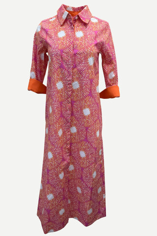 Perlavera Nico 3/4 Sleeve, Missy Fit, Maxi Dress, Sun Spin Perlavera