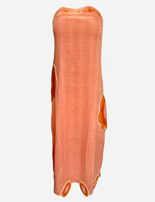Anna Cate Wess Midi, Peach Crochet