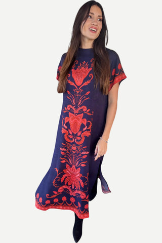 Isla Payal Monaco Maxi Dress, Biltmore Navy
