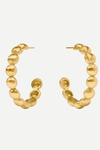 Julie Vos Solara Large Nova Hoop Earring, Gold