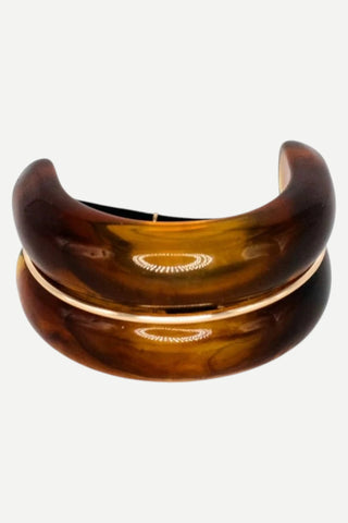 Smith & Co Macaron Hair Cuff, Tortoise