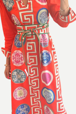 House of MBR Obi Sash, Greek Revival