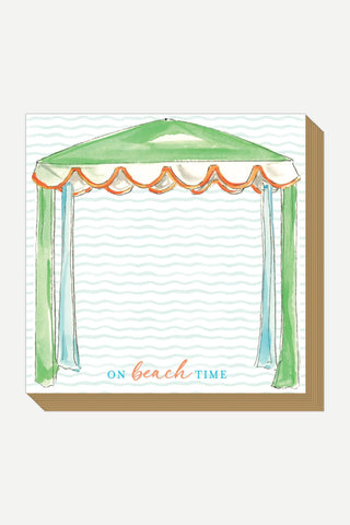 Rosanne Beck Collections Luxe Notepad, Handpainted On Beach Time