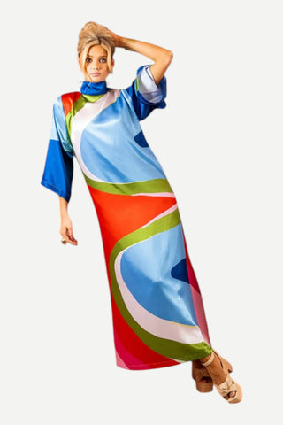 House of MBR Venice Swirl© The Darling Dress Long Dress House of MBR