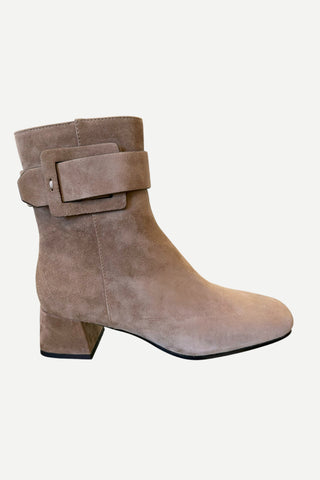 Bibi Lou Buckle Boots, Taupe