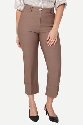 Renuar Woven Crop Pant, Fossil