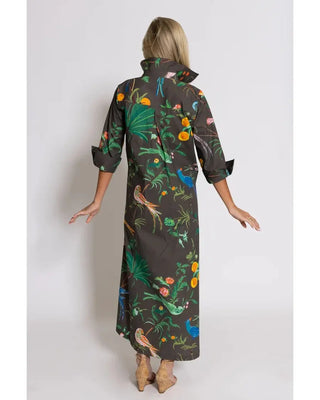 House of MBR Feather Frolic© Ruthie Shirt Dress Long