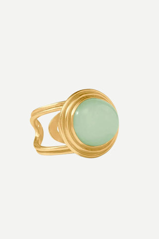 Julie Vos Portofino Statement Ring, Aqua Jade JULIE VOS