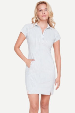 Renuar Cap Sleeve Shirt Dress, Chambray Renuar