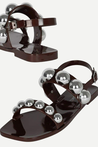 Jeffrey Campbell Gum-Drop, Brown Silver