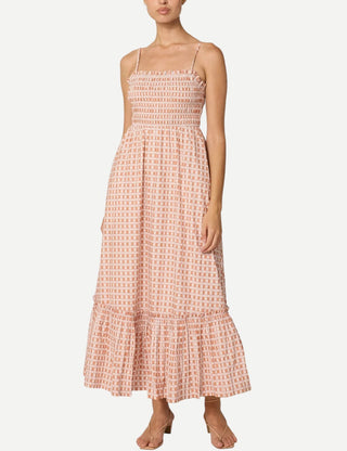 Cleobella Magnolia Ankle Dress, Bellini Plaid