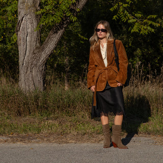 Dolce Vita Julith Boots, Olive Suede