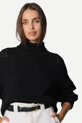 Cleobella Serah Sweater, Black