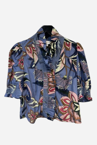 Love the Label Zuri Top Short Sleeve, Waltz Of Flowers LOVE THE LABEL