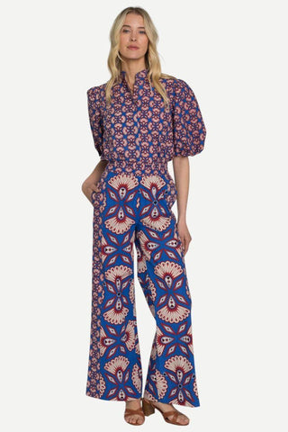 Elizabeth James Sutton Pant, Sapphire Feather