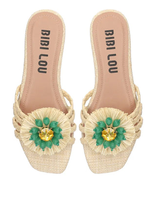 Bibi Lou Planas Flat Vavin Sandal, Natural