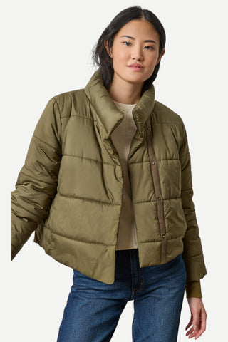 Lilla P Knit Cuff Jacket, Evergreen