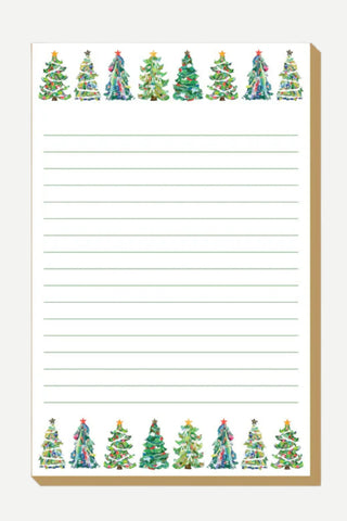 Rosanne Beck Collections, Luxe Large Notepad, Green Christmas Tree