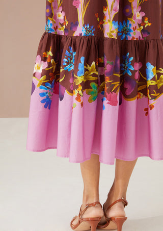 Alivia Gianna Dress, Cinnamon