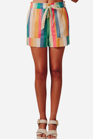 Love the Label Ramona Shorts, Multi Stripe