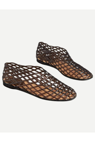 Silent D Picnic, Black Jelly Flats