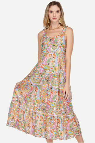 Jade Maxi Eyelet Dress, Mardi Gras