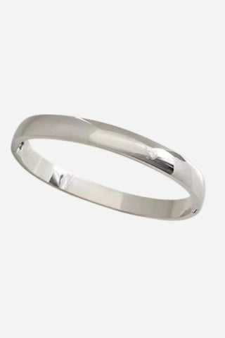 Allison Avery Smooth 8mm Bangle Bracelet, Silver