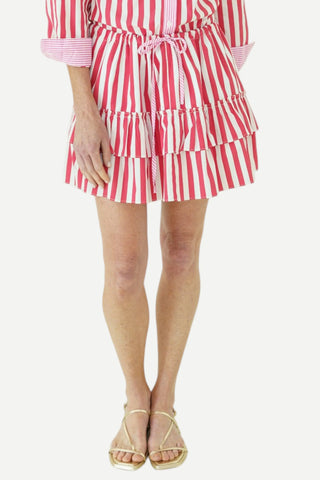 Caryn Lawn Kate Skirt, Red/Pink CARYN LAWN