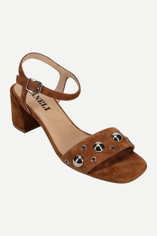 Vaneli Media Suede Ankle Strap Sandle