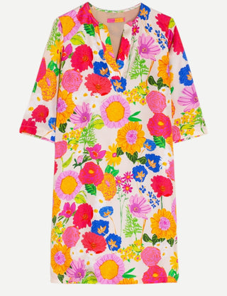 Vilagallo Lizete Dress, Floral Silk