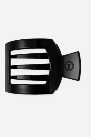 Teleties Medium Flat Square Clip, Black