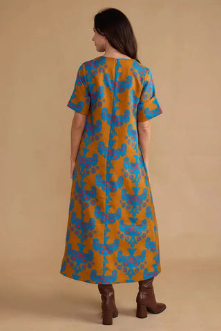 Double A Colin Dress, Muhgal Motif